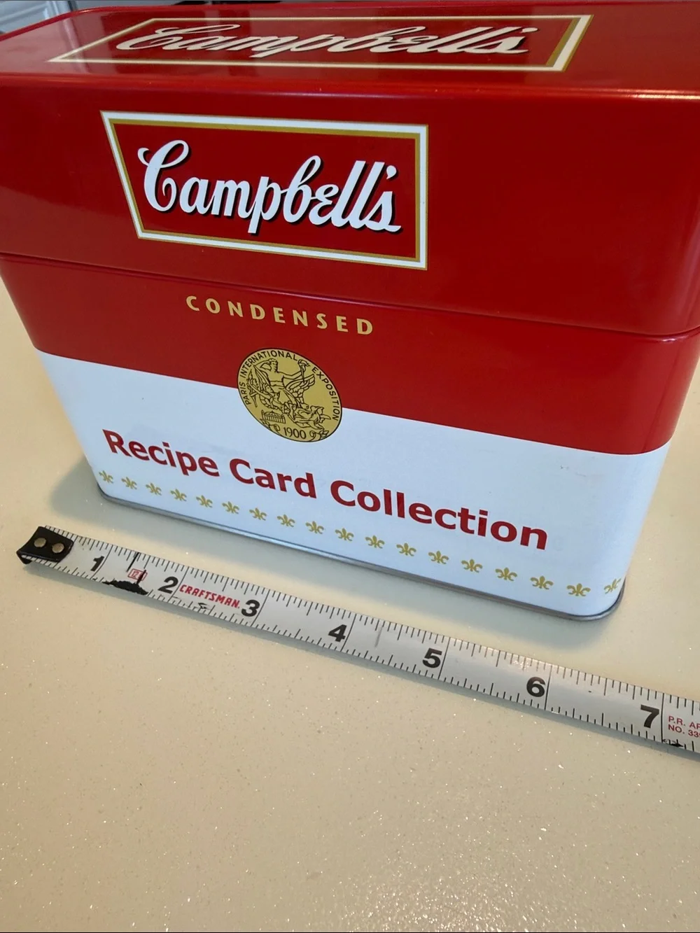 Campbell's Red & White Recipe Card Collection Tin